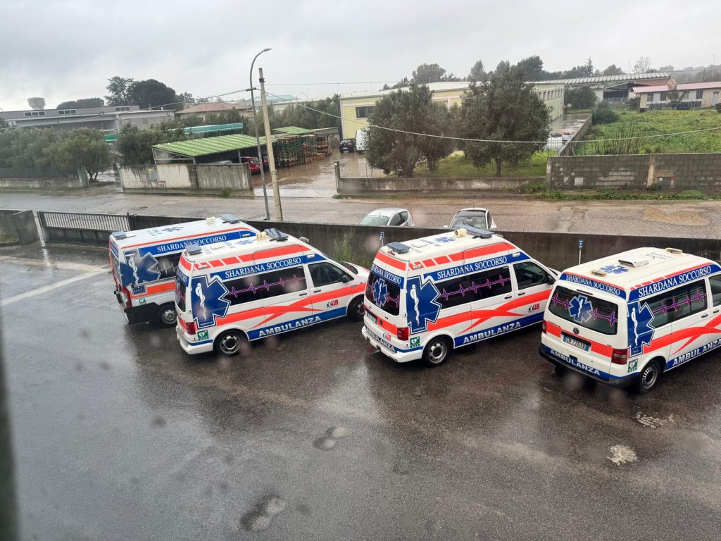 Le ambulanze di Shardana Soccorso